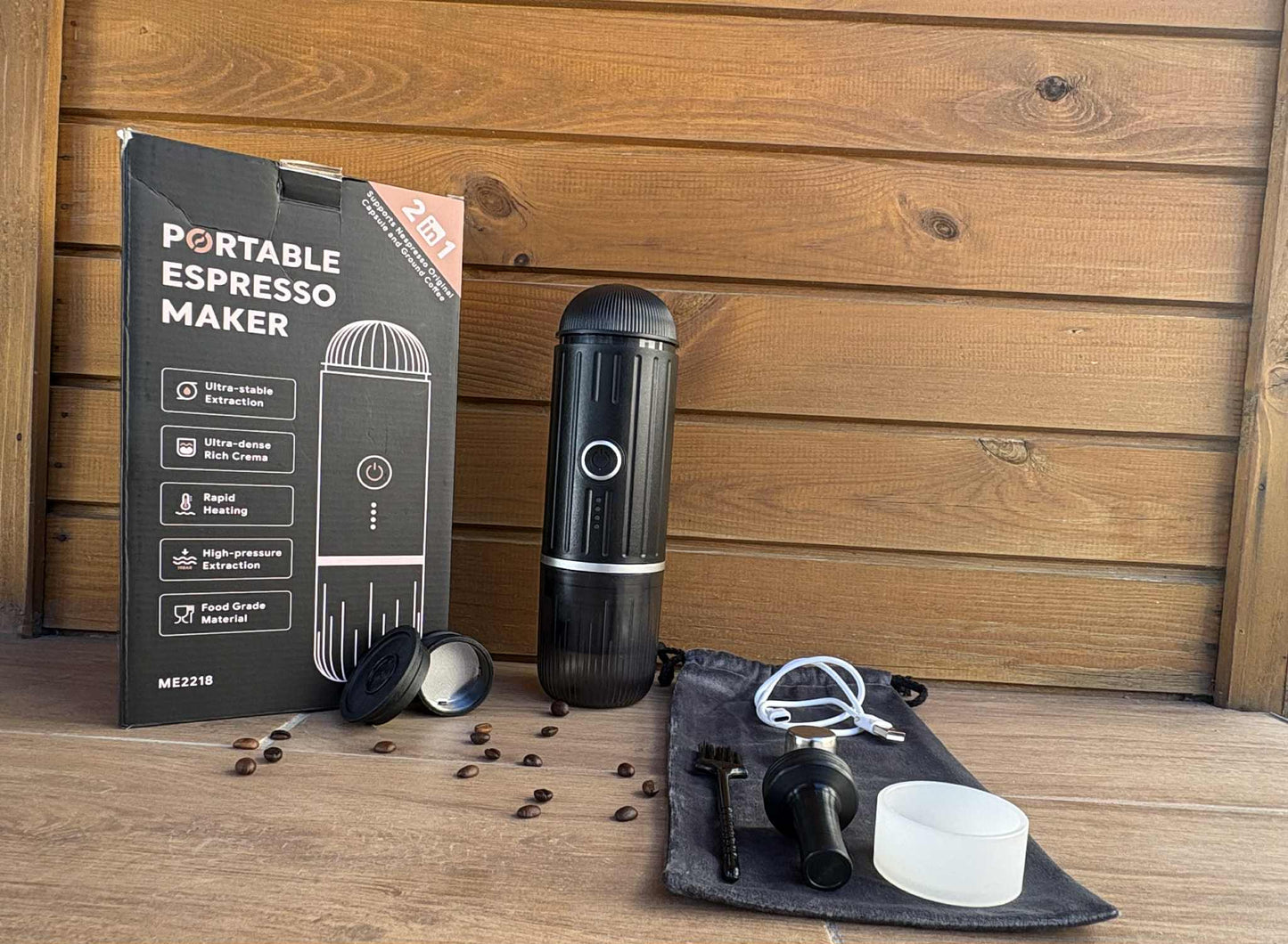 Hordozható Kávégép